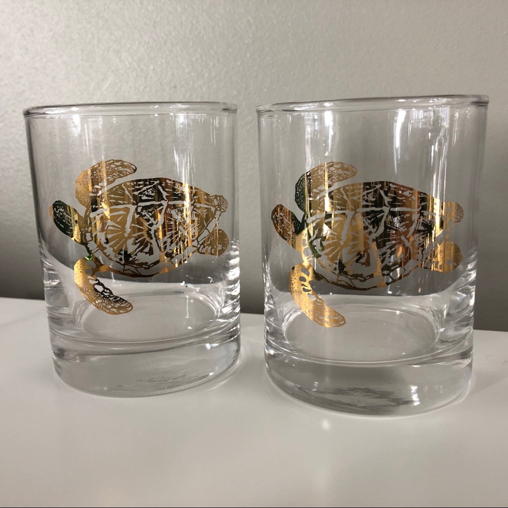 Turtle Drinking Glasses